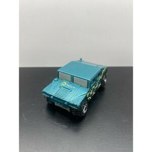 Hot Wheels 1991 Mattel Metallic Green B MAN Hummer HumVee MI India Used